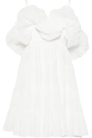 Acler Kleid mit Rüschenkragen