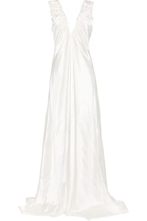 Acler Patterson Abendkleid mit V-Ausschnitt