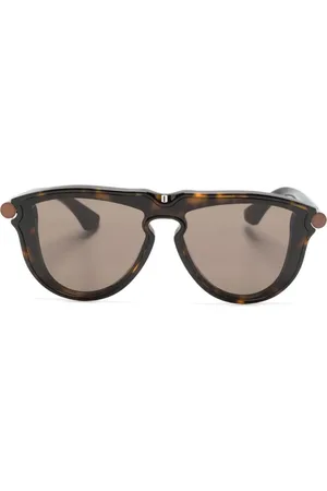 Burberry Tubular Sonnenbrille mit geometrischem Gestell