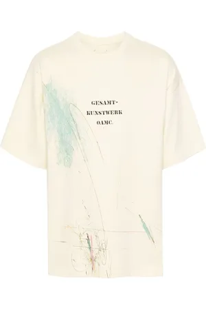 OAMC Scribble T-Shirt aus Bio-Baumwolle