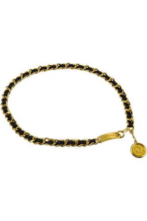 CHANEL 1990-2000 Kettengürtel mit Medaillon