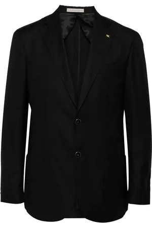 corneliani Einreihiges Sakko mit Brosche