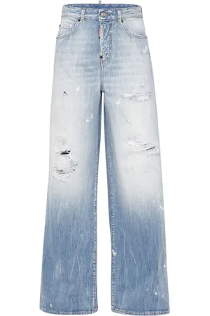 Dsquared2 Weite Jeans im Distressed-Look