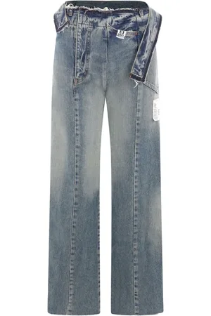 Maison Mihara Yasuhiro Straight-Leg-Jeans mit Einsätzen