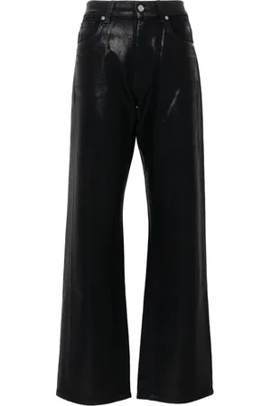 7 for all Mankind Halbhohe Straight-Leg-Jeans