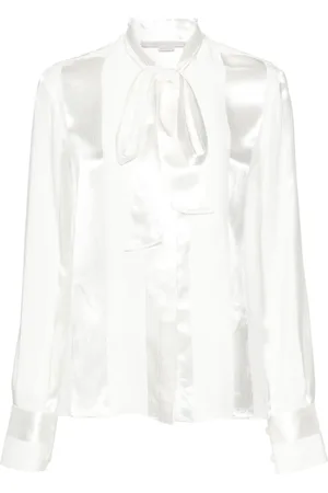 Stella McCartney Hemd mit Schleifenkragen