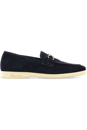 Salvatore Ferragamo Loafer aus Wildleder mit Gancini-Schild