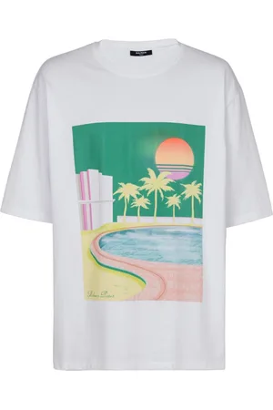 Balmain T-Shirt mit grafischem Print