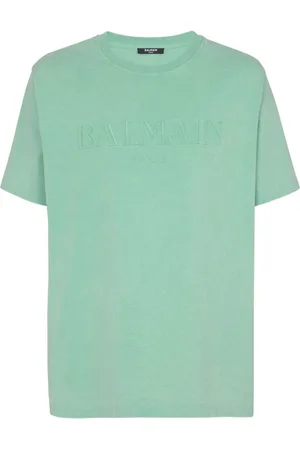 Balmain T-Shirt mit Logo-Stickerei