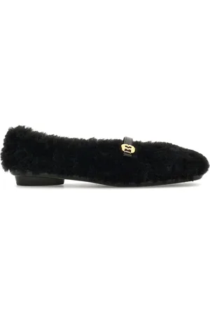 Salvatore Ferragamo Flauschige Ballerinas