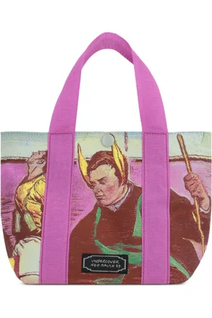 UNDERCOVER Handtasche mit grafischem Print