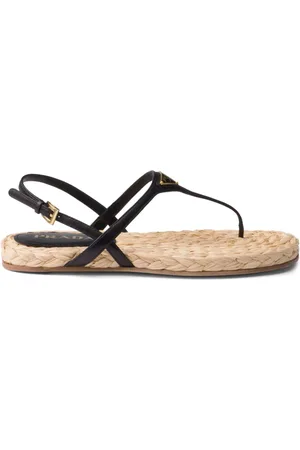 Prada Sandalen mit Triangel-Logo