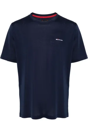 Kiton T-Shirt mit Logo-Stickerei