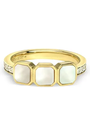 Lark & Berry 18kt Eclipsis Gelbgoldring mit Diamanten