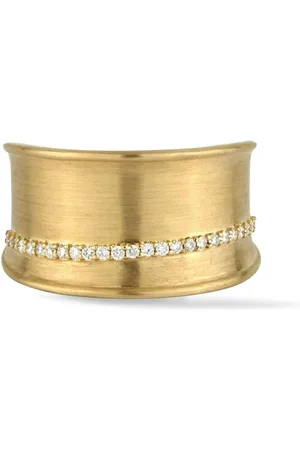 Lark & Berry 14kt Dune Gelbgoldring mit Diamanten