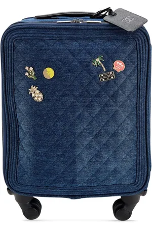 CHANEL 2017 Jeanskoffer mit Rautensteppung