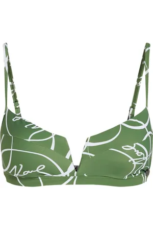 Karl Lagerfeld Bikinioberteil mit Kreis-Print