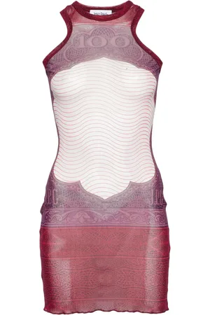 Jean Paul Gaultier Minikleid mit Print