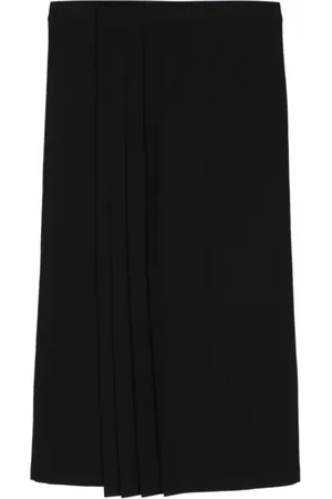 YOHJI YAMAMOTO Midirock mit Falten