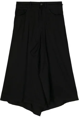 YOHJI YAMAMOTO Asymmetrischer Midirock