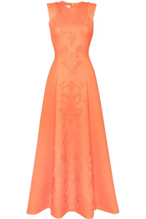 Saiid Kobeisy Abendkleid mit Blumendetail