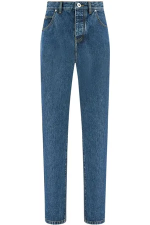 Salvatore Ferragamo Halbhohe Straight-Leg-Jeans