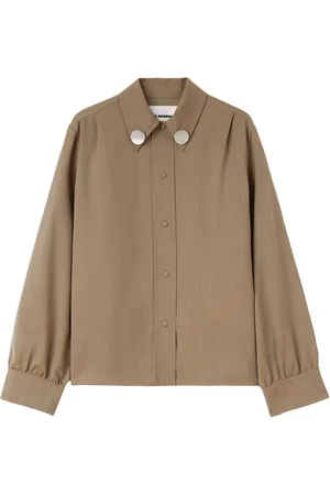 Jil Sander Hemd mit Schmuckstein