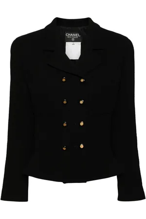 CHANEL 2000s Jacke mit CC-Knöpfen