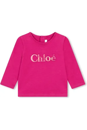 Chloé T-Shirt mit Logo-Stickerei
