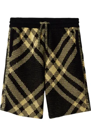 Burberry Gestrickte Shorts mit Karomuster