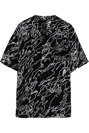Maharishi Maha Basquiat Hemd mit abstraktem Print