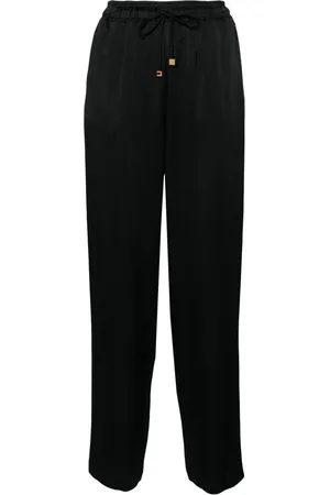 Elisabetta Franchi Straight-Leg-Hose mit Kordelzug