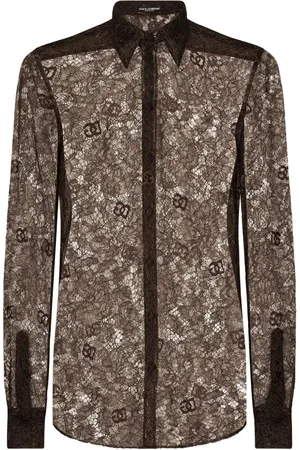 Dolce & Gabbana Hemd aus Chantilly-Spitze