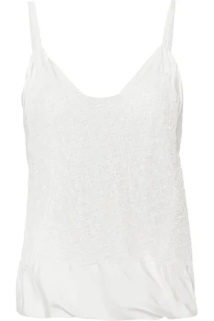 Jil Sander Tanktop mit Lochstrickmuster