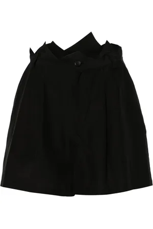 YOHJI YAMAMOTO Shorts mit asymmetrischem Saum