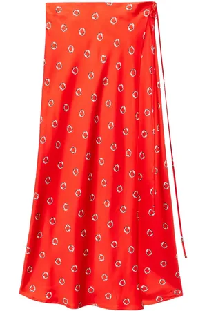Msgm Wickelrock mit Ring-Print