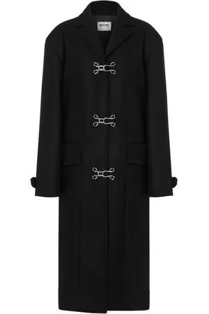 Moschino Einreihiger Mantel mit fallendem Revers