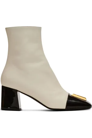 Balmain Zweifarbige Edna Stiefeletten 70mm