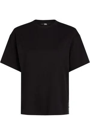 Karl Lagerfeld T-Shirt mit Logo-Streifen