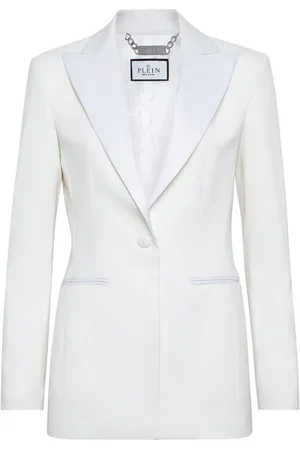 Philipp Plein Einreihiger Blazer mit steigendem Revers