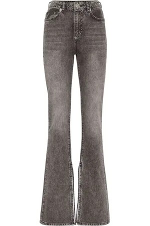 Philipp Plein Ausgestellte High-Waist-Jeans