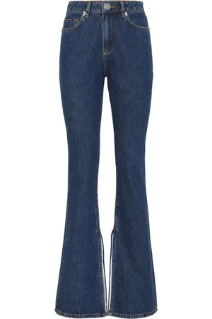 Philipp Plein Ausgestellte High-Waist-Jeans