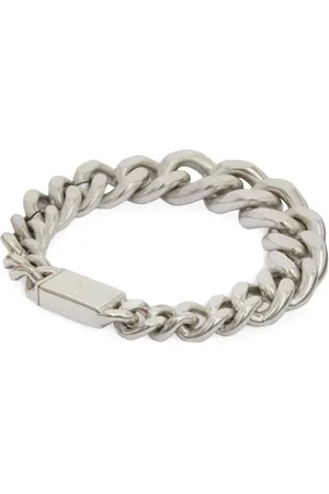 Jil Sander Panzerkettenarmband mit Logo-Gravur