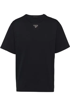 Prada T-Shirt mit Triangel-Logo