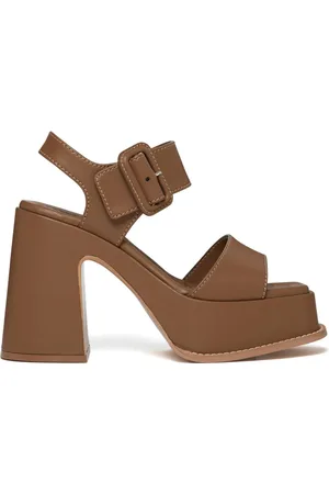 Stella McCartney Skyla Plateau-Sandalen 100mm