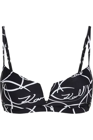 Karl Lagerfeld Bikinioberteil mit Kreis-Print