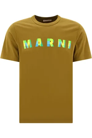 Marni T-Shirt mit Logo-Print