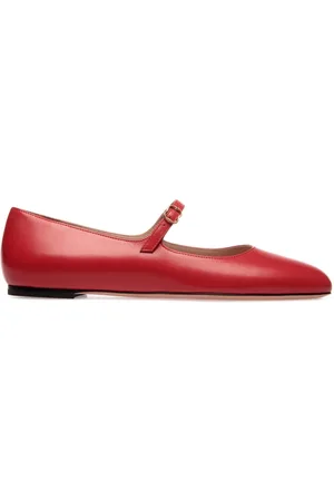 Bally Mary Janes aus gebürstetem Leder