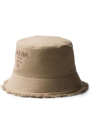 Prada Fischerhut mit Logo-Stickerei