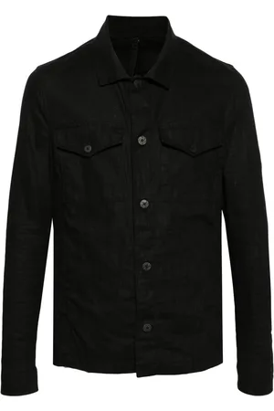 POÈME BOHÉMIEN Hemdjacke aus Leinen